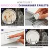 Arnigo Gold Dishwasher Tablets for Outstanding Cleaning, Contains Rinse Aid & Shiner, Phosphate Free, Corrosion Protection, for Crystal Clear and Haze-free Shine, Dishwasher Friendly- 90 Tablets view 2