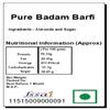 Ghasitaram Gifts Rakhi Gifts for Brothers Rakhi Sweets - Assortment of Pure Kaju Badam Pista and Walnut Barfis 12 pcs with Beads Rakhi view 2