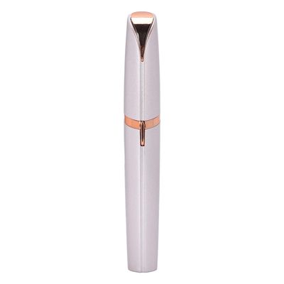 Electric Eyebrow Trimmer, Simple to Operate Portable Electric Eyebrow Shaver Detachable Cutter Head with Hair Brush for Home Travel