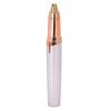 Electric Eyebrow Trimmer, Simple to Operate Portable Electric Eyebrow Shaver Detachable Cutter Head with Hair Brush for Home Travel view 3