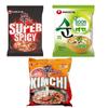 Nong shim Red Super Spicy ,Veggie Noodles & Kimchi Instant Noodles 120gm*3Pack (Pack of 3) view 1