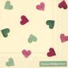 Boston International IHR 3-Ply Paper Napkins, 20-Count Cocktail Size, Pink And Green Hearts view 1