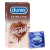 Durex Extra Thin Intense Chocolate Flavoured Condoms For Men - 10s view 1