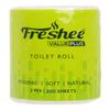 Freshee 2 Ply Toilet Tissue Paper Roll, 100gm Disposable Tissue Roll with 250 Sheets x 2 Pack, Soft, Hygienic from 100% Virgin Fibre view 2