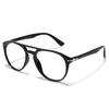 myreen Money Heist Professor Glasses with Blue Cut Computer Glasses For Men & Women | Shine Black | Medium Size 52mm (Frame + Anti-Glare Bluecut Lens, Black) view 1