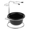 Losa Professional Shaving Set Acrylic Soap Bowl/Mug + Stainless Steel Shaving Tool Brush Holder Stand for Men view 1