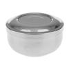 Losa Men's Stainless Steel Metal Shaving Mug Bowl Barber Beard Cup Soap Cream Mug with Lid Shave Brush Holder Tool view 1