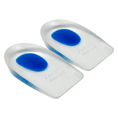 2V BROTHERS Silicone Gel Heel Cup pad,Gel Heel cups Heel Ankle Pain,Heel Spur Shoe Support Pad,Silicone Gel Heel Protector Insole Cups,Heel Swelling Pain Relief Foot Care Support Cushion