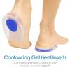 2V BROTHERS Silicone Gel Heel Cup pad,Gel Heel cups Heel Ankle Pain,Heel Spur Shoe Support Pad,Silicone Gel Heel Protector Insole Cups,Heel Swelling Pain Relief Foot Care Support Cushion view 3