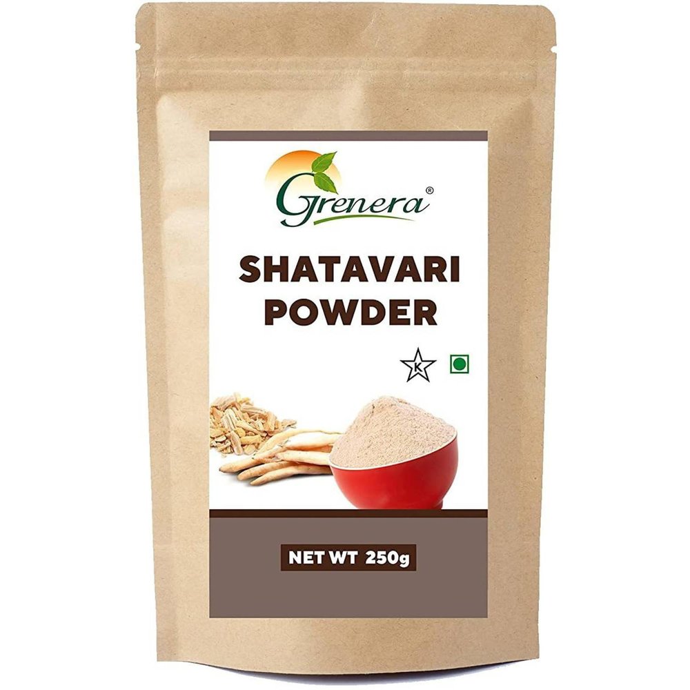 Grenera Pure Shatavari Powder 250 gm for women health, lactation, hormonal balance