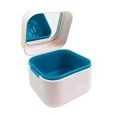 ADDLER Dental Denture Box Assorted Color WITH MESH AND MIRROR.