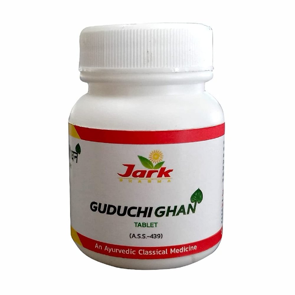 Giloy Tablet for Dietary Supplements,Immunity Booster Guduchi Ghan Ghanvati Tablets- Pack of 60 Tablets
