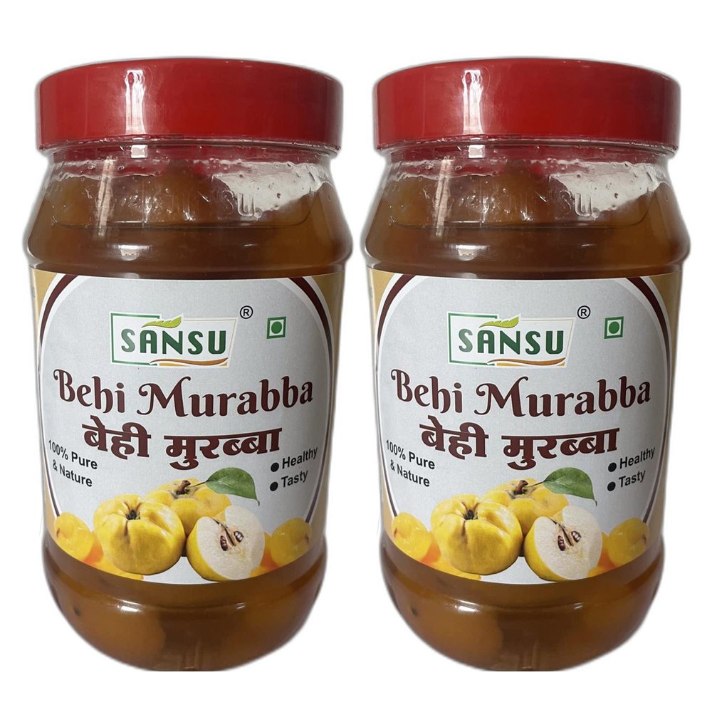 SANSU Homemade Organic Behi Murabba (PACK OF 4) (500Gx4)
