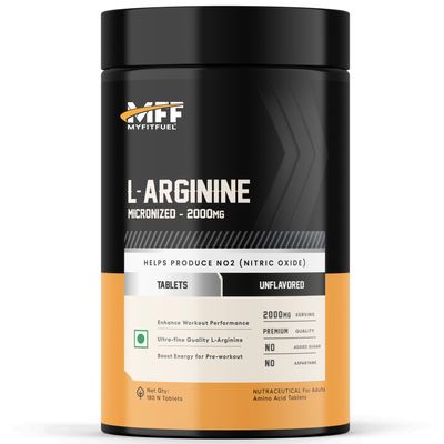 MyFitFuel L-Arginine (2000 mg) Amino Acid, 120 Tablets