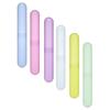 Plastic Anti Bacterial Toothbrush Container (Pack of 6)- Tooth Brush Cap, Multicolour view 4