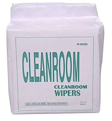 Aadvay Enterprises Polyester Cleanroom Wipes - Lint-Free, Ultra-Absorbent Cleaning Cloths for Environments - Ideal Electronics, Laboratories, and Medical Uses Size 9X9 inch [Pack of 300 Pieces]