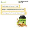 Protein Powder for Kids, Kids Protein Powder, Kids Protein Drink Supplement Powder for Growing Children For Fast Growth, Immunity, Brain and Eye Health (Age 3-12 Years) 500 Gms (Chocolate) view 2
