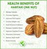 LivShine Natural Dried Whole Haritaki/Harad/Inknut for Dark Circles 200Gm view 3
