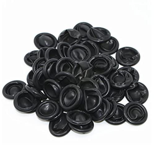 Aadvay Enterprises Anti-Static Conductive Finger Cots - Black, Disposable Esd-Safe Protection for Electronics Handling Material, These Finger Designed Black Color, These Finger [50Pcs]