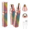 Afflatus Portable eyebrow trimmer for women, epilator for women, facial hair remover for women,Face, Lips, Nose Hair Removal Electric Trimmer with Light [USB] (MULTI) view 1