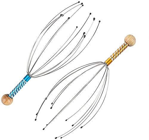 Purabelle Scalp Massager Head [ PACK OF 3] -No Batteries Required Head Massager for Pain Relief Manual Head Massage Tingler