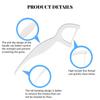 Dental Floss Picks- Individual Package Portable Floss 120pcs Flossers with Travel Case Superfine Floss Picks Dental Picks for Teeth Cleaning view 4