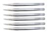 Aadvay Enterprises Stainless Steel 6 Pack Non-Magnetic Tweezers for Electronic Repair & Personal Care view 1