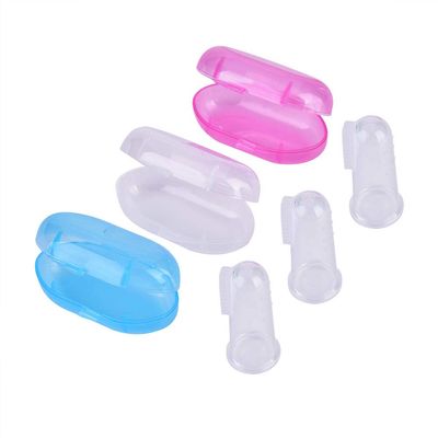 Baby Tooth Brush Silicone Finger Toothbrush, Infant Toothbrush, for Babies Kids