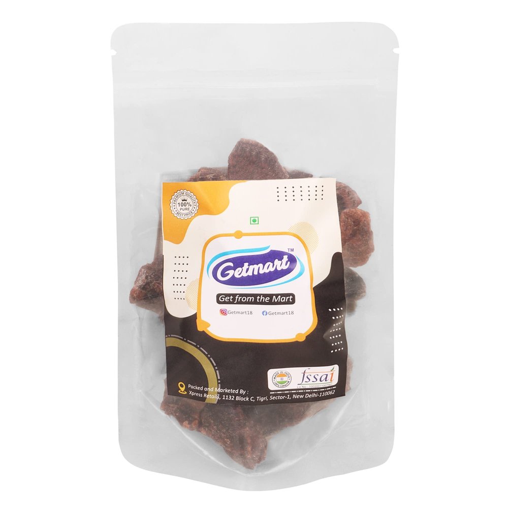 Getmart Natural Whole Black Salt Crystals (Kala Namak Sabut), 100 Gms, 1 Pack (100 Gms, 1 Pack)
