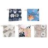 ARTIBETTER 5Pcs Napkins Bag Nursing Pad Holder Sanitary Napkin Bag Small Coin Purse for Women and Girls view 1