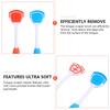 ARTIBETTER 4Pcs Tongue Scraper Tongue Cleaner Brush Tongue Scrubber for Adults, Healthy Oral Care, view 3