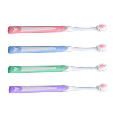 ARTIBETTER 4pcs Extra Soft Toothbrush Toothbrushes Manual Toothbrush for Fragile Gums Adult Children ( Random Color )