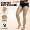 AccuSure Varicose Vein Stockings (Anatomical Shape,Easy to use, Non Slippagen, Durable)-Thigh Length for Varicose Veins Can Be Used By Men & Women (XL) view 2