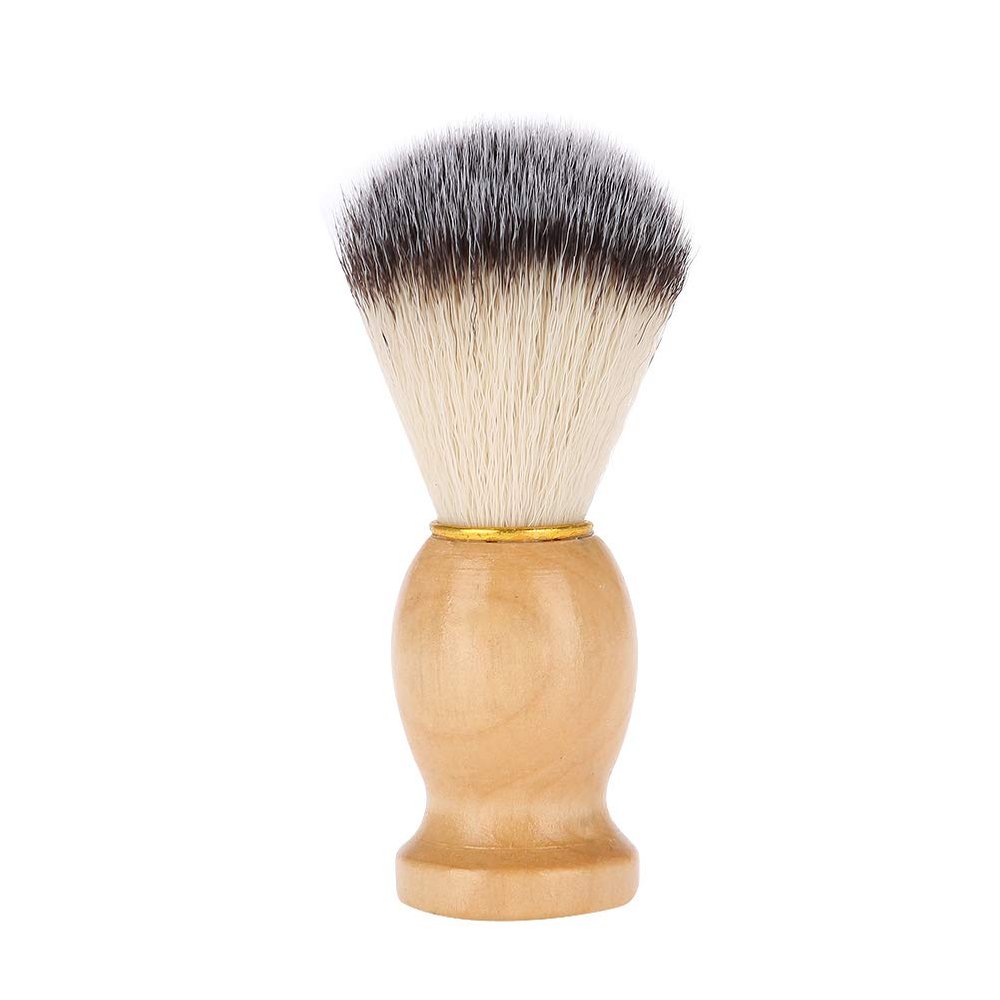Shaving Brush, Shaving Brush Wood, No Slip Light Weight Firm for Salon Home