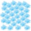ARTIBETTER 100Pcs Aroma Set Flower Aromatherapy Diffuser Chrysanthemum Wicking Essential Oil Diffuser for Home or Office Blue view 1