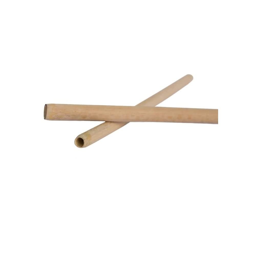 Arecana Natural Bamboo Straws | Eco-Friendly, Biodegradable & Reusable | Safe & Hygienic | Perfect for Puja Gatherings & Daily Use (Pack of 100)
