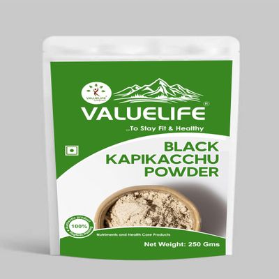 Valuelife Black Mucuna Pruriens/Black Kapikacchu Powder (250g) Kala Koch ke Beej, Kauch, Mucuna Pruriens, Velvet Beans, Kapikachhu, Cowitch, Cowhage