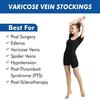 AccuSure Anti-Embolism Knee Length Stockings, Medical Compression, Open Toe for Varicose Vein (Medium) view 3