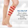 AccuSure Anti-Embolism Knee Length Stockings, Medical Compression, Open Toe for Varicose Vein (Small) view 2