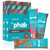 Phab Assorted Protein Bars (Chocolate, Mocha, Strawberry) 11g Protein, No Added Sugar | High Fibre, Trans Fat-Free & No Preservatives | Diabetic Friendly |Healthy & Tasty | GMO Free (Pack of 6 x 35g) view 1