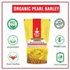 Nutty Yogi Organic Pearl Barley | wholegrain Nutrition | - 400gm (Pack of 1) view 4