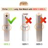 tuokiy Facial Hair Remover Replacement Heads, Generation 2 Double Halo, 4 Count (Not Fit Gen 1 Hair removal device) view 2