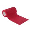 A-TAPE Self Adhesive Non Woven Bandage Wrap  10 cm X 4.5 m Breathable Self Adherent Wrap for Pets - Athletic Elastic Cohesive Bandage for Sports Injury: Ankle, Knee & Wrist Sprains(Pack Of 2) - Red view 3
