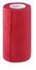 A-TAPE Self Adhesive Non Woven Bandage Wrap  10 cm X 4.5 m Breathable Self Adherent Wrap for Pets - Athletic Elastic Cohesive Bandage for Sports Injury: Ankle, Knee & Wrist Sprains(Pack Of 2) - Red view 4