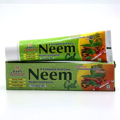 BAPS Amrut Neem Gel Toothpaste 150gm