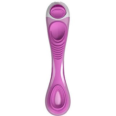 ShaveMOB Ladies Replacement Non-Slip Razor Handle - Pink and White