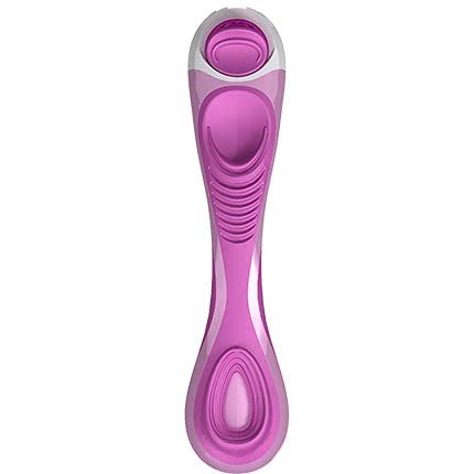 ShaveMOB Ladies Replacement Non-Slip Razor Handle - Pink and White