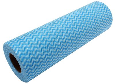 Mishrit Non-Woven fabric Kitchen Towel Roll Washable And Reusable Roll For Kitchen Cleaning Super Absorbent Towel Assorted (Pack of 1)