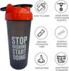 AV Brands Gym Shaker Bottle BPA Free Stop Wishing Start Doing Bottle 700 ml Shaker (red) view 2