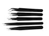 Aadvay Enterprises [Set of 5 ] ESD Safe Anti-Static Tweezers Suitable for Mobile, Electronics Repair view 1